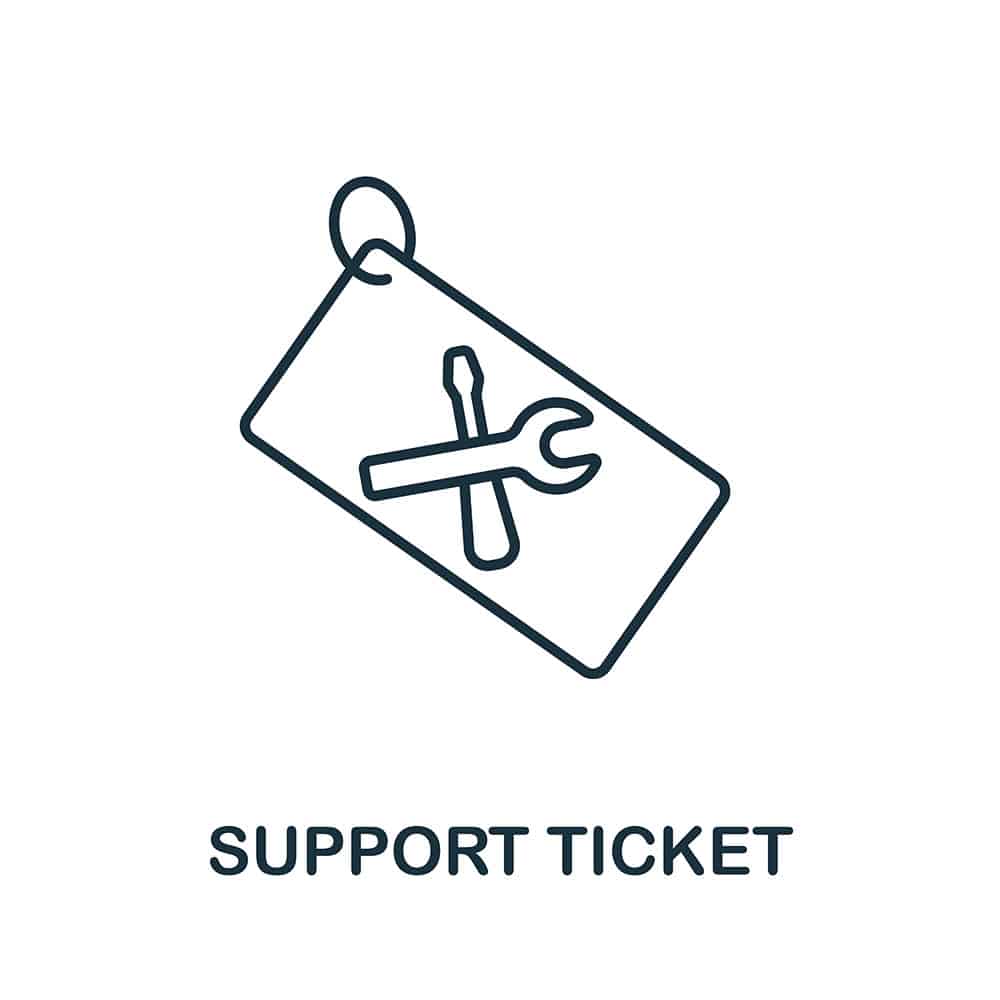 Creative Support Ticket icon