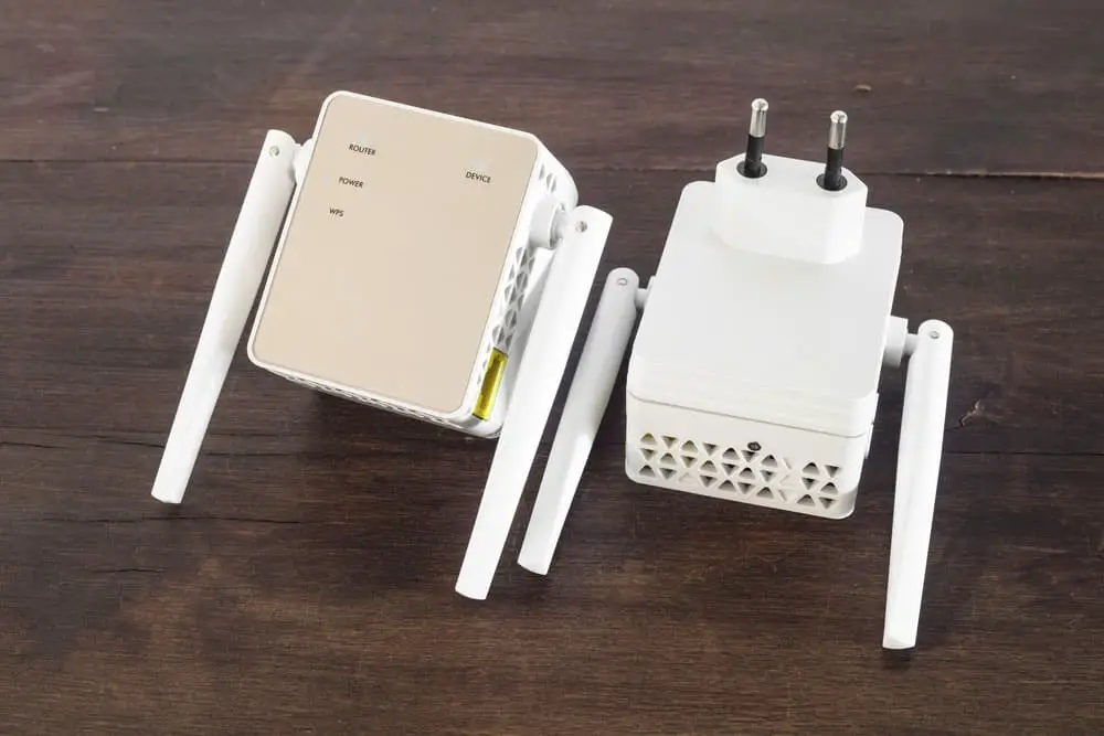 Two wi-fi range extenders