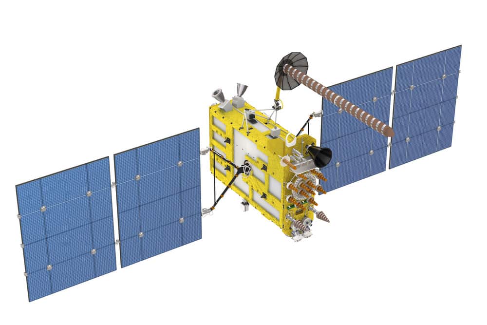 A modern GPS satellite