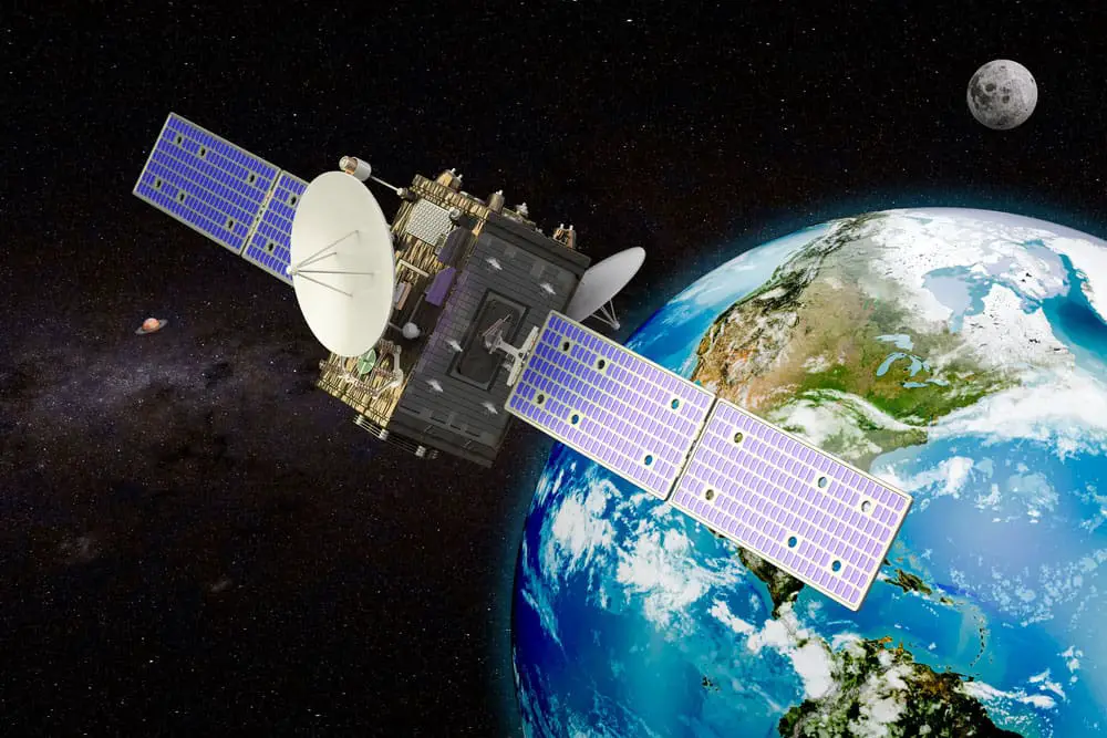 Image of geosynchronous satellite