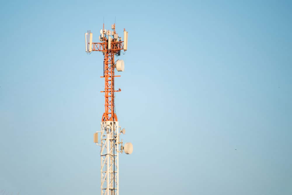 5g modern telecommunication station antenna