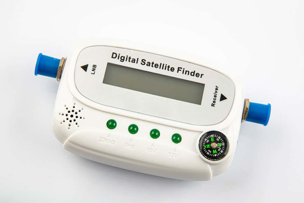 A digital satellite signal finder