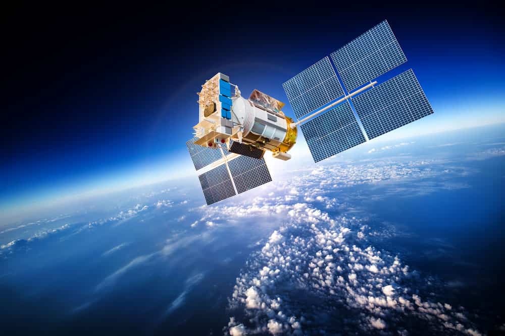 Image of space satellite