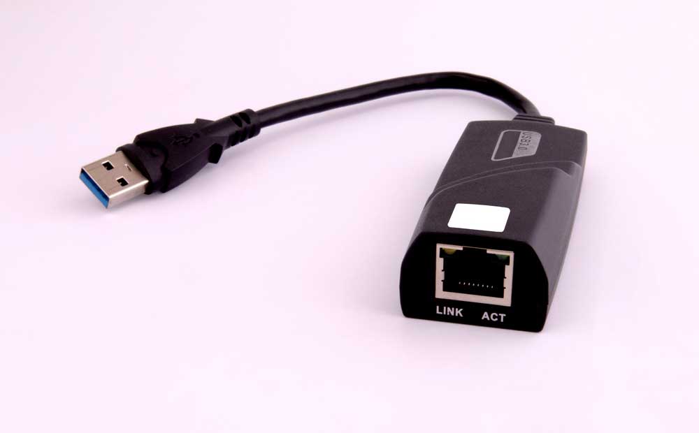Image of an ethernet adapter