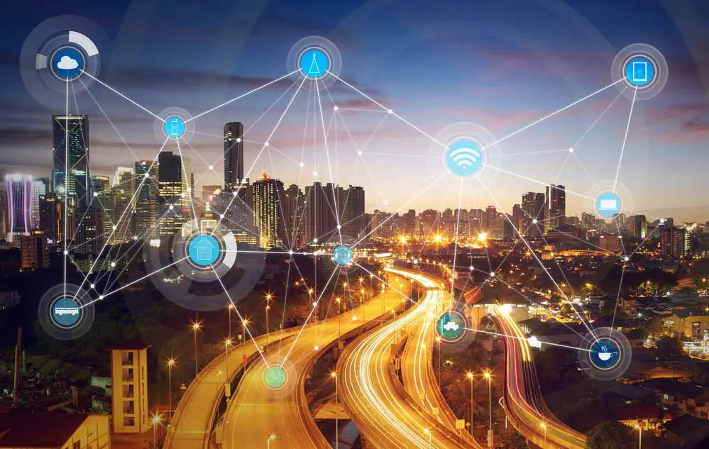 Smart city with the wireless communication network