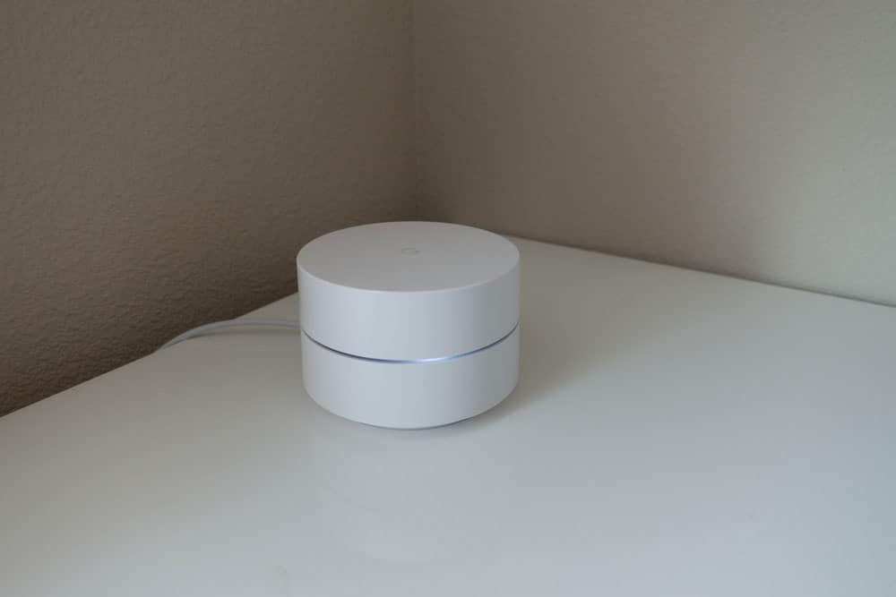 A Google WiFi router creates a Mesh Network in your house