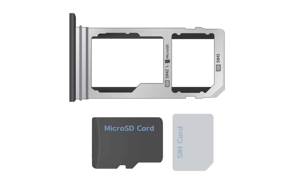 Image of SD card slot