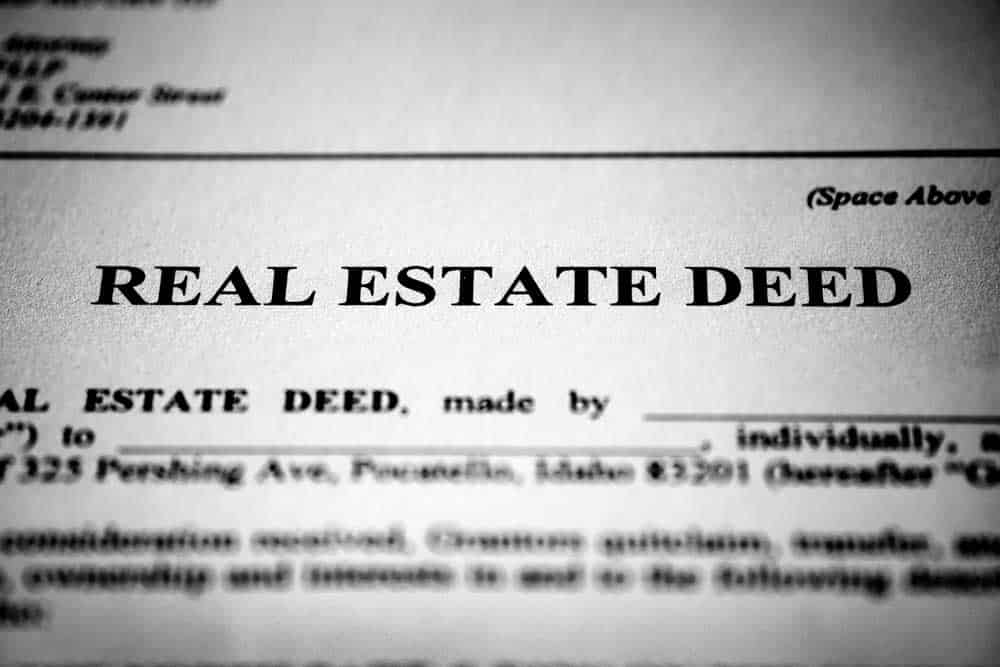 A real-estate deed