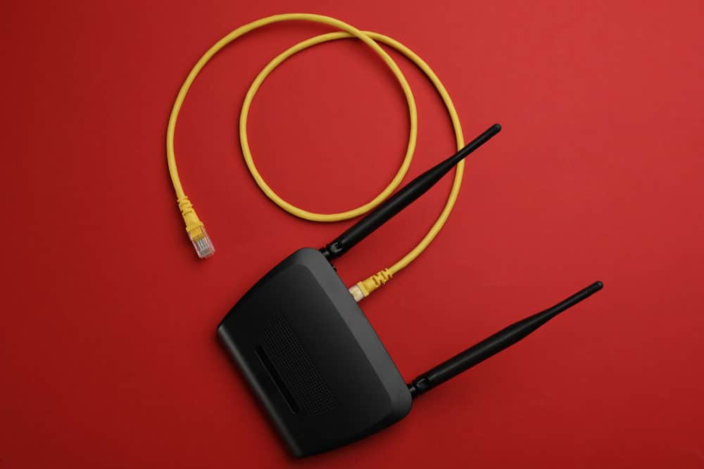 A wired Wi-Fi router