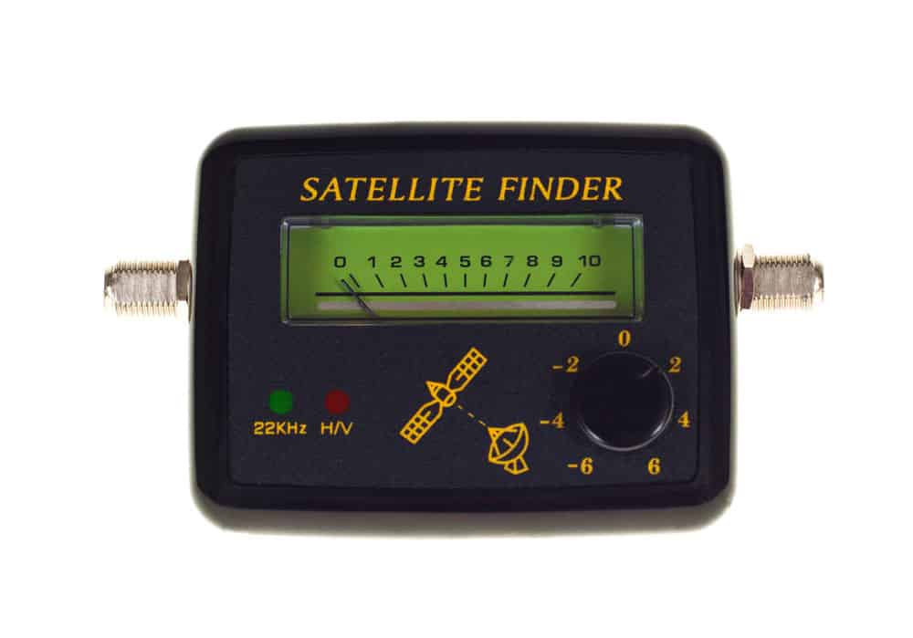 Satellite finder signal