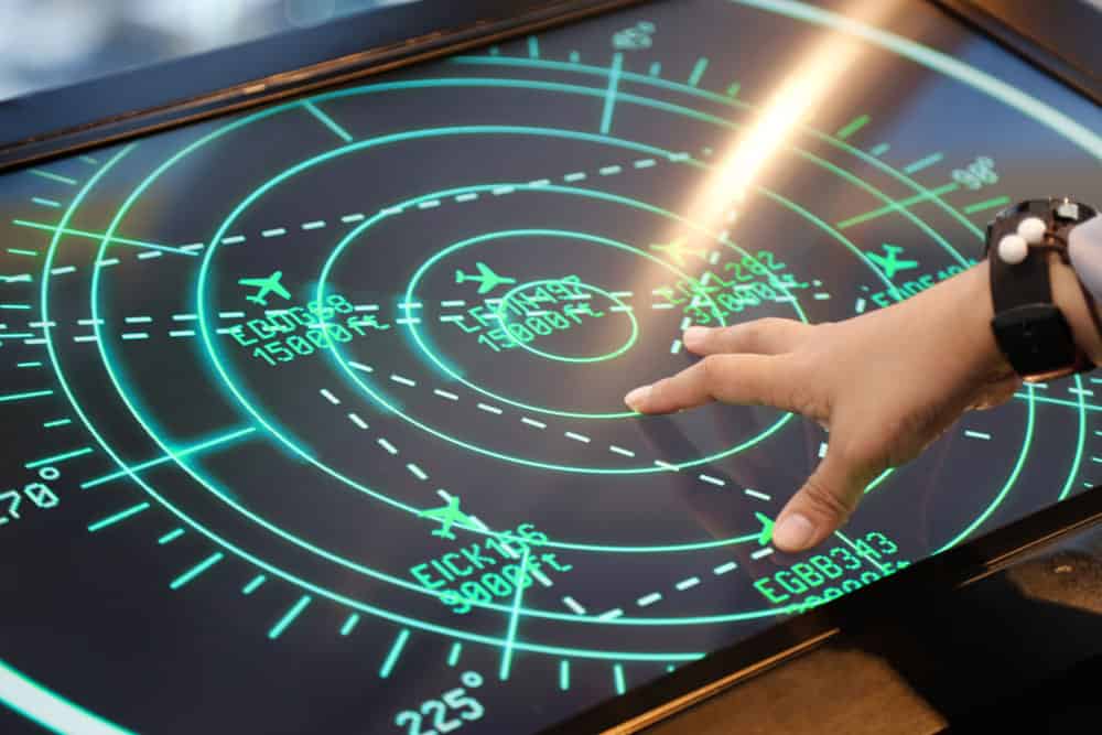 Are Military GPS Tests Threatening Airlines? An air traffic controller monitoring several flights