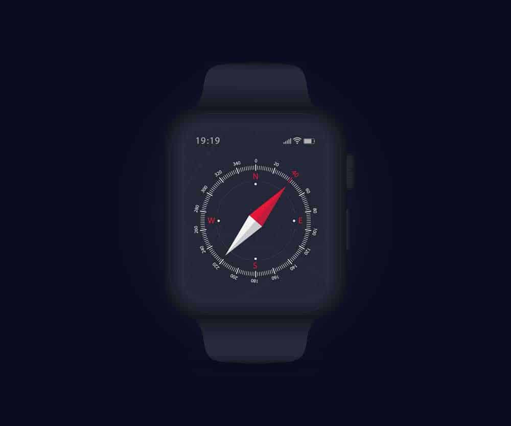 Smartwatch compass