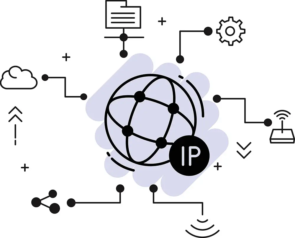 Internet Protocol address Concept