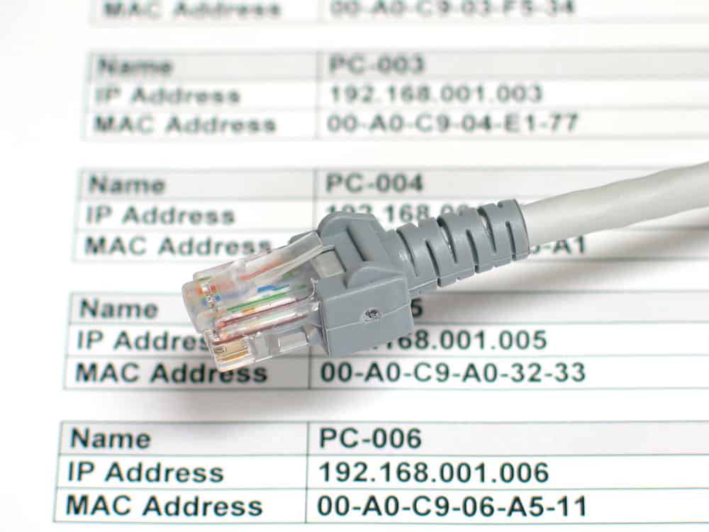 A list of private IP addresses for planning a network