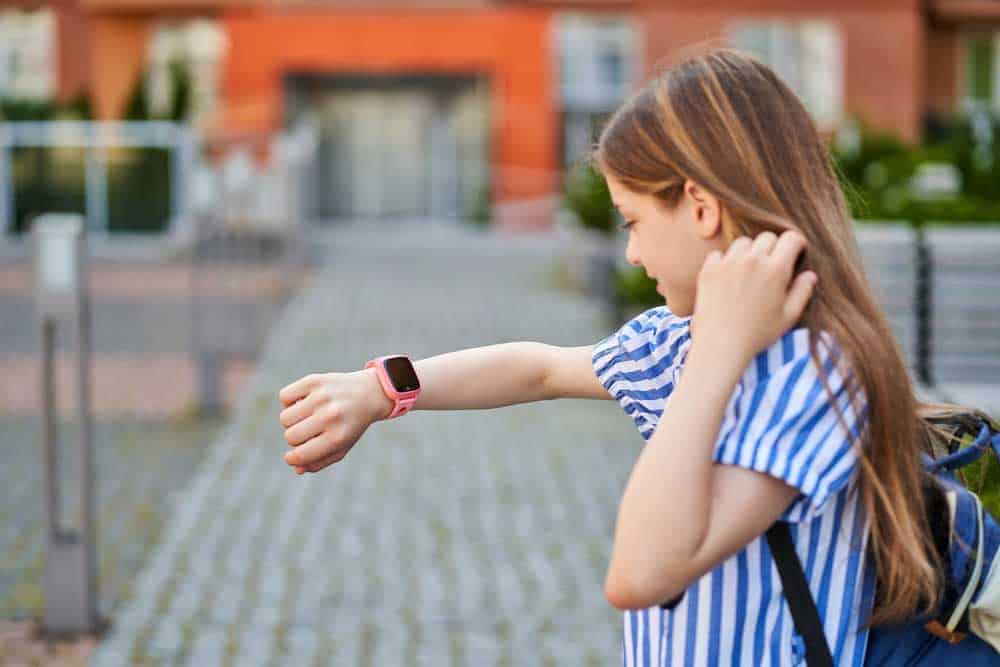 Girl with a watch