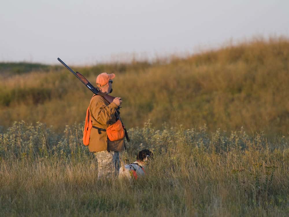 A hunter with his dog