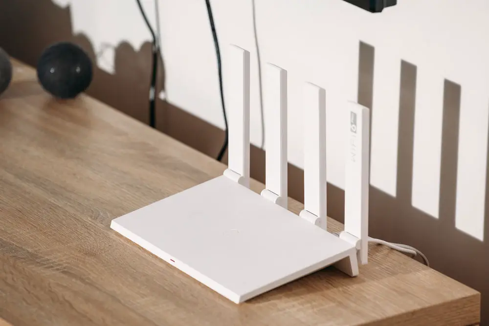 A Wi-Fi 6 router