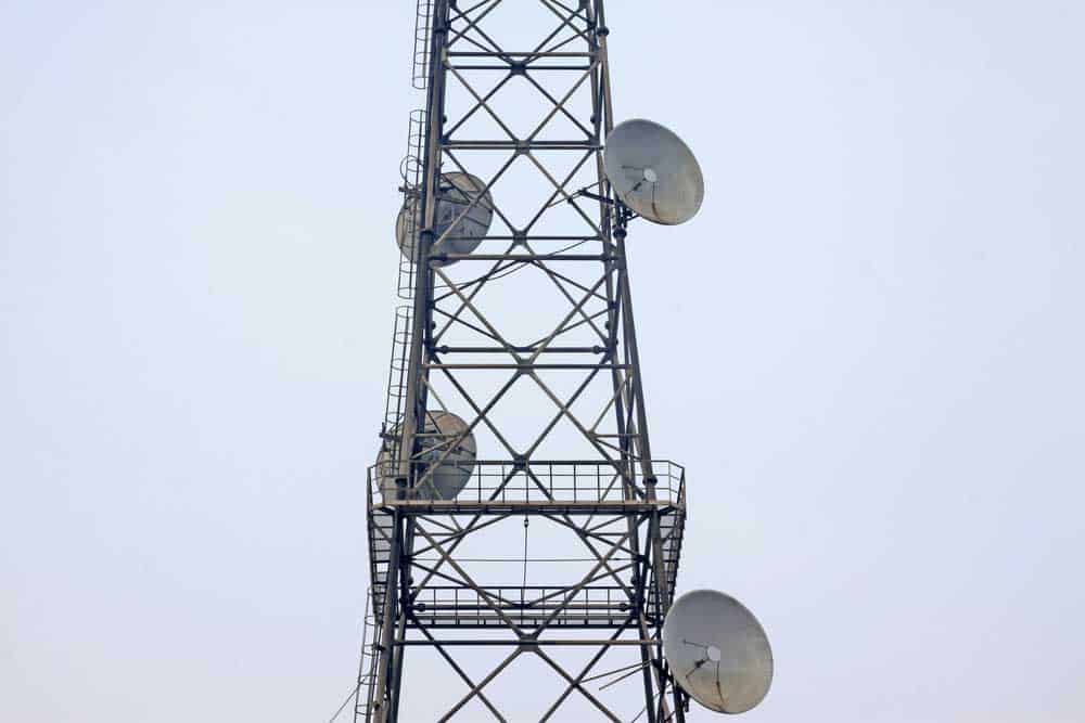 Cable television transmission tower