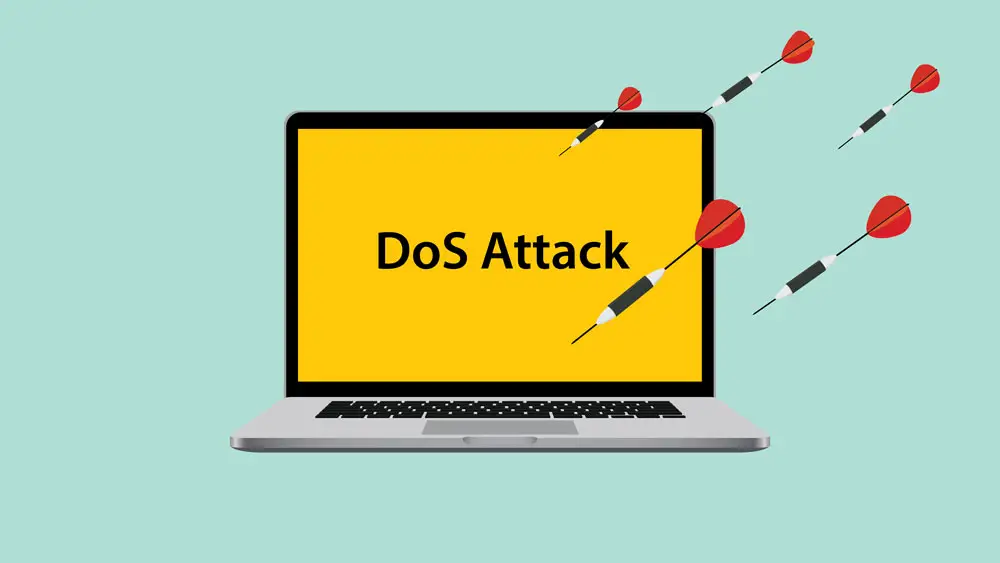 Concept art of DoS attacks