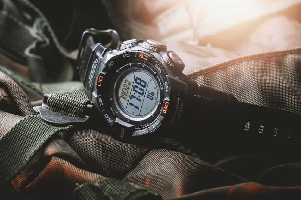 A hunting GPS watch
