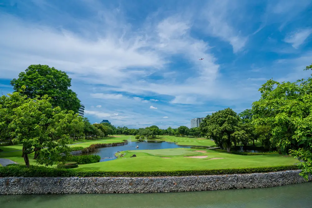 A beautiful golf course