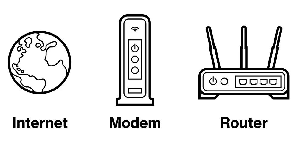 Self-install Optimum Net:  Concept art of an internet modem