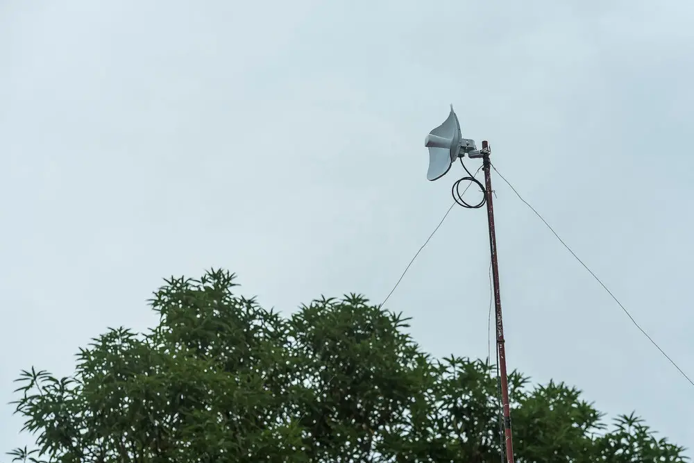 A fixed wireless internet antenna