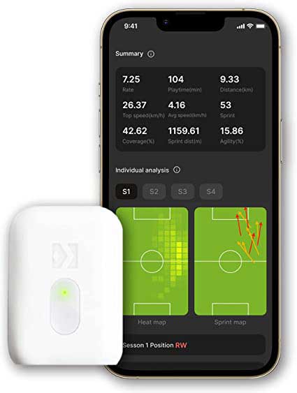 SOCCERBEE LITE GPS Wearable Tracker and Vest for Soccer Players