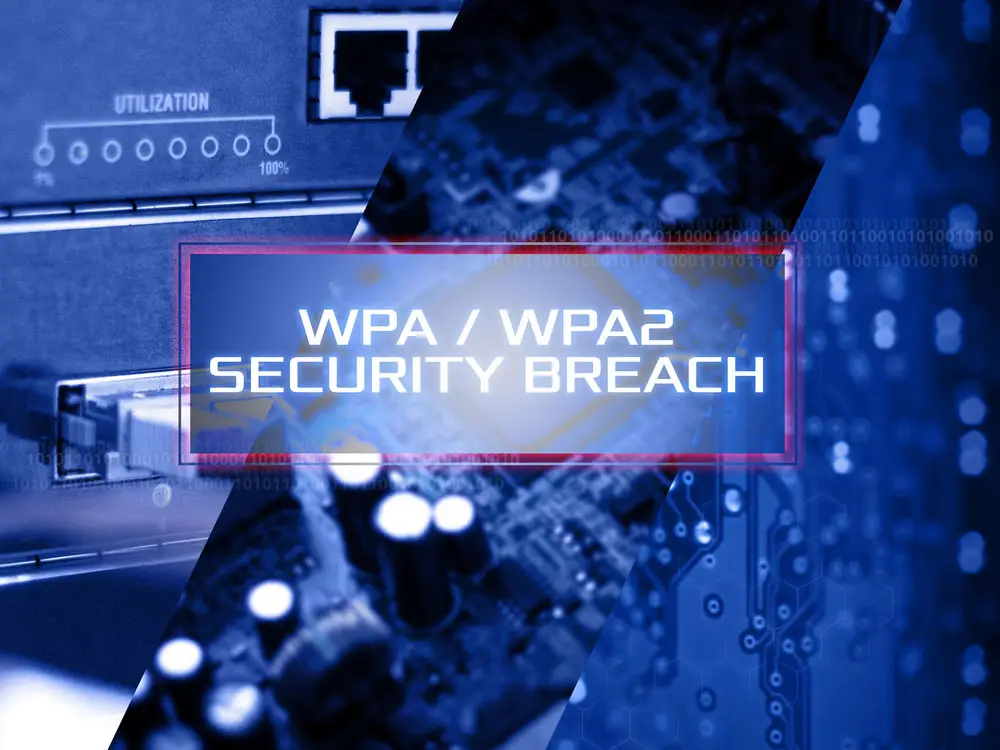 A WPA2 security breach concept