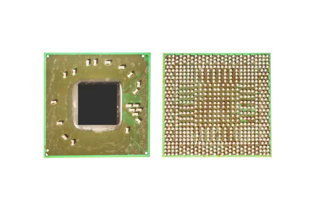 A surface-mount integrated circuit