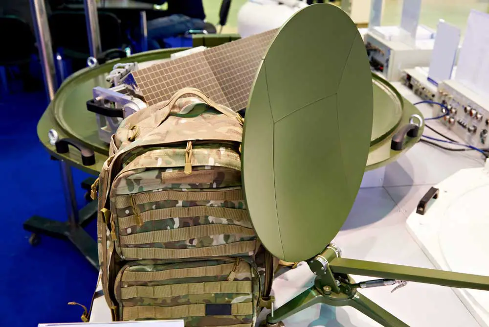 A portable antenna for military use
