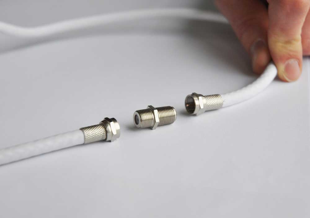 Coaxial cables and connector