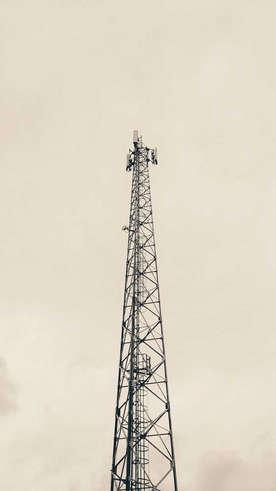 Old tower-style antenna