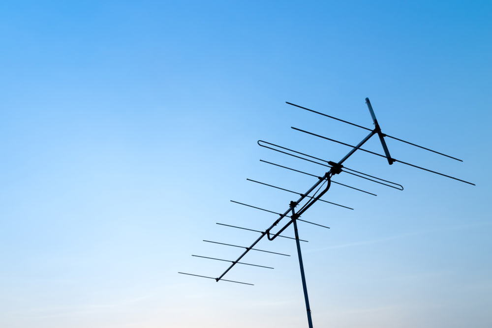 An antenna in an outdoor environment